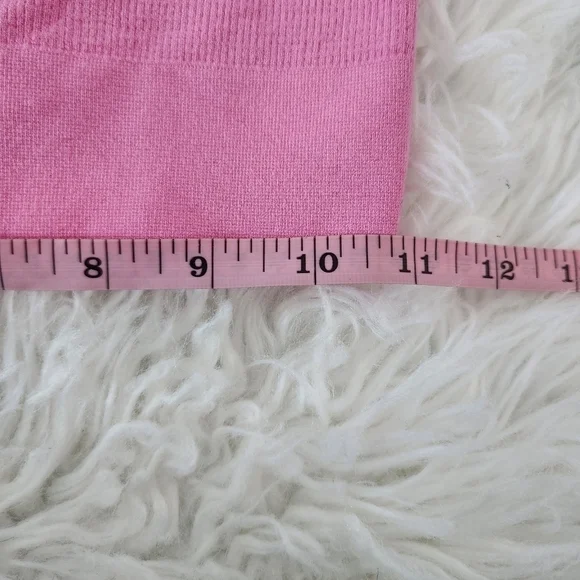 by Anthropologie Seamless Ribbed Square Neck Bralette. Pink Rose. Size xxs/xs. - Picture 3 of 5